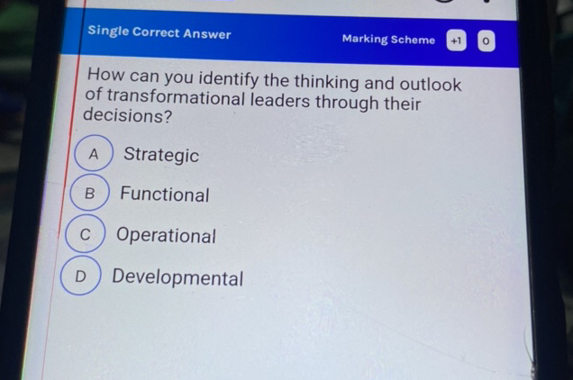 Single Answer Single Correct Answer Marking Scheme How | StudyX