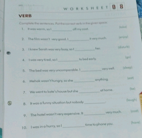 VERB Completert semferces Puttle correct | StudyX