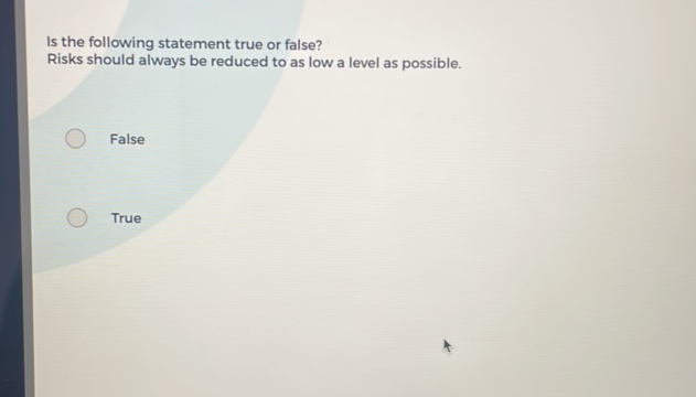 Is the following statement true or false | StudyX