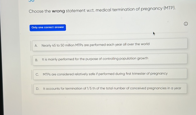Choose the wrong statement wrt medical | StudyX