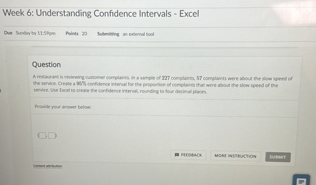 Week 6 Understanding Confidence Intervals