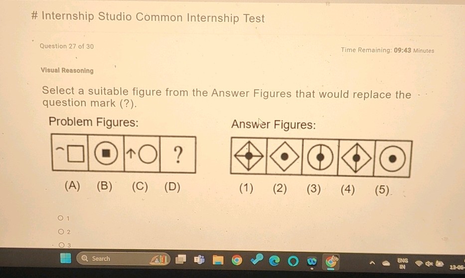 Internship Studio Common Internship Test | StudyX