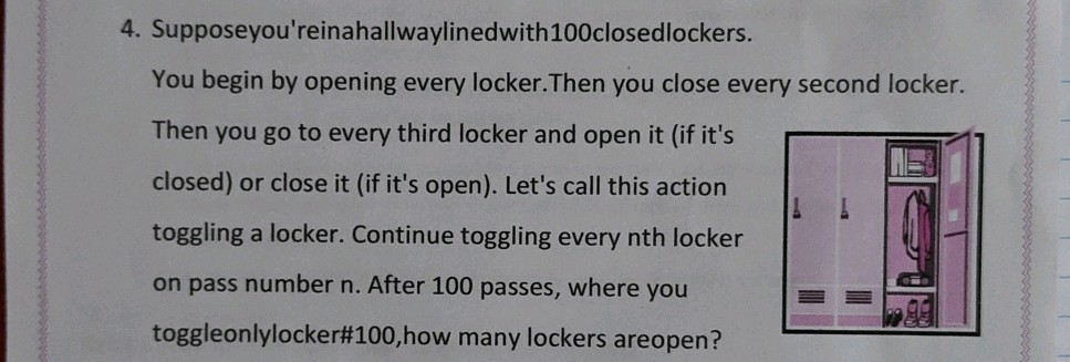 4 Supposeyoureinahallwaylinedwith 100 | StudyX
