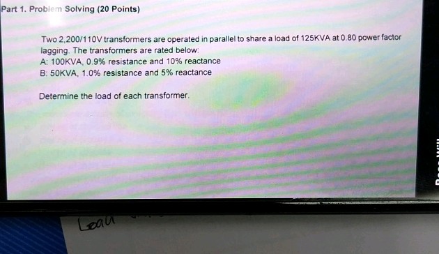 Part 1 Problem Solving (20 Points) Two | StudyX
