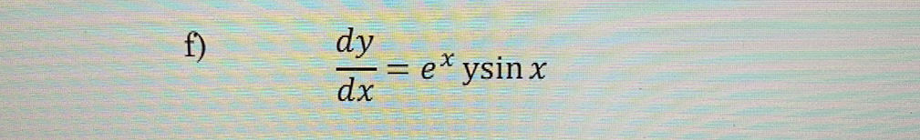 Solving Differential Equation dy/dx = e^x y | StudyX