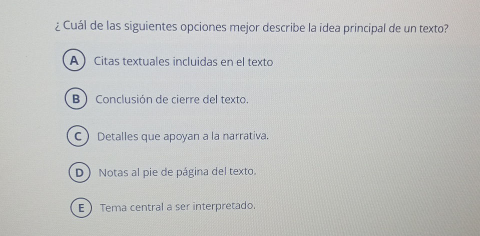 ¿Cuál de las siguientes opciones mejor | StudyX