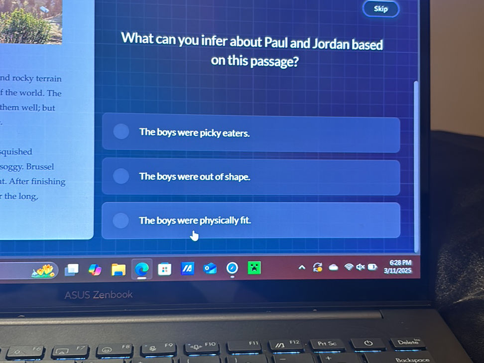 What can you infer about Paul and Jordan | StudyX