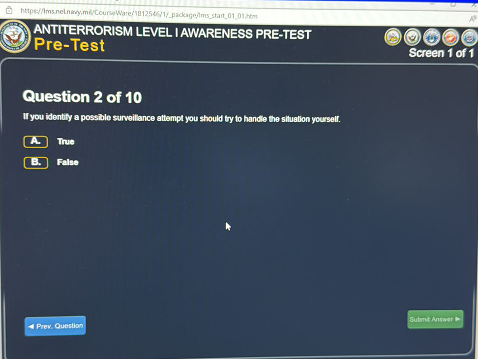 If You Identify A Possible Surveillance
