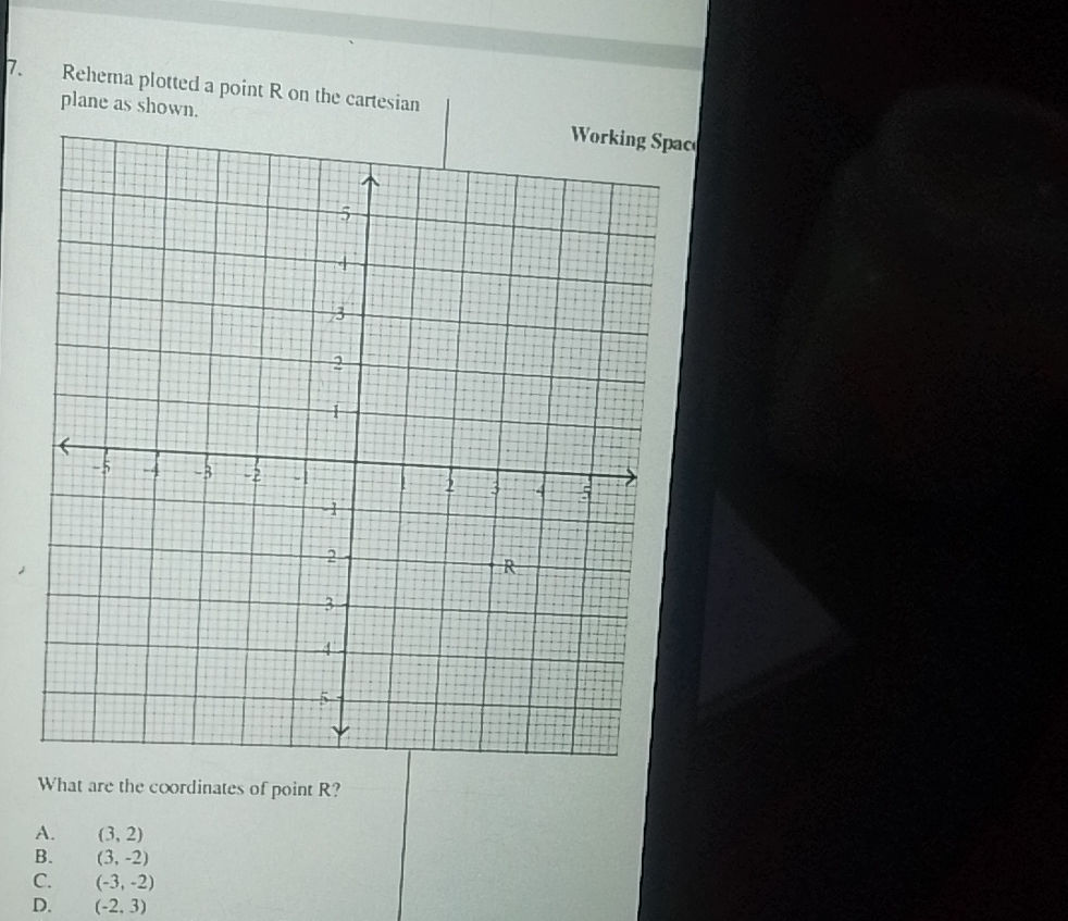 Point R Math Rehema plotted a point R on the cartesian | StudyX