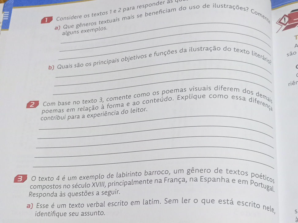 1 Considere os textos 1 e 2 para responder