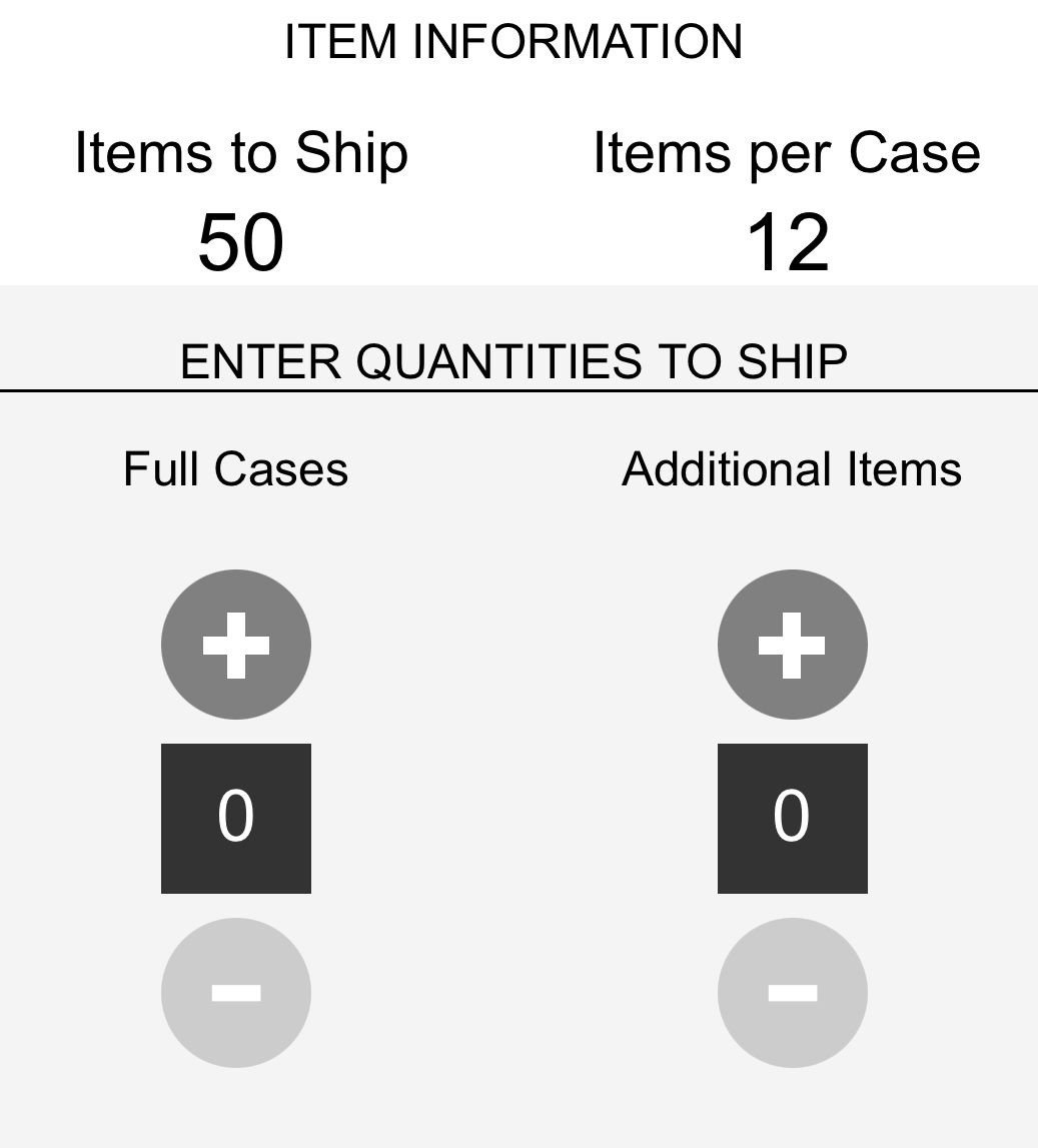 ITEM INFORMATION Items to Ship 50 Items per | StudyX