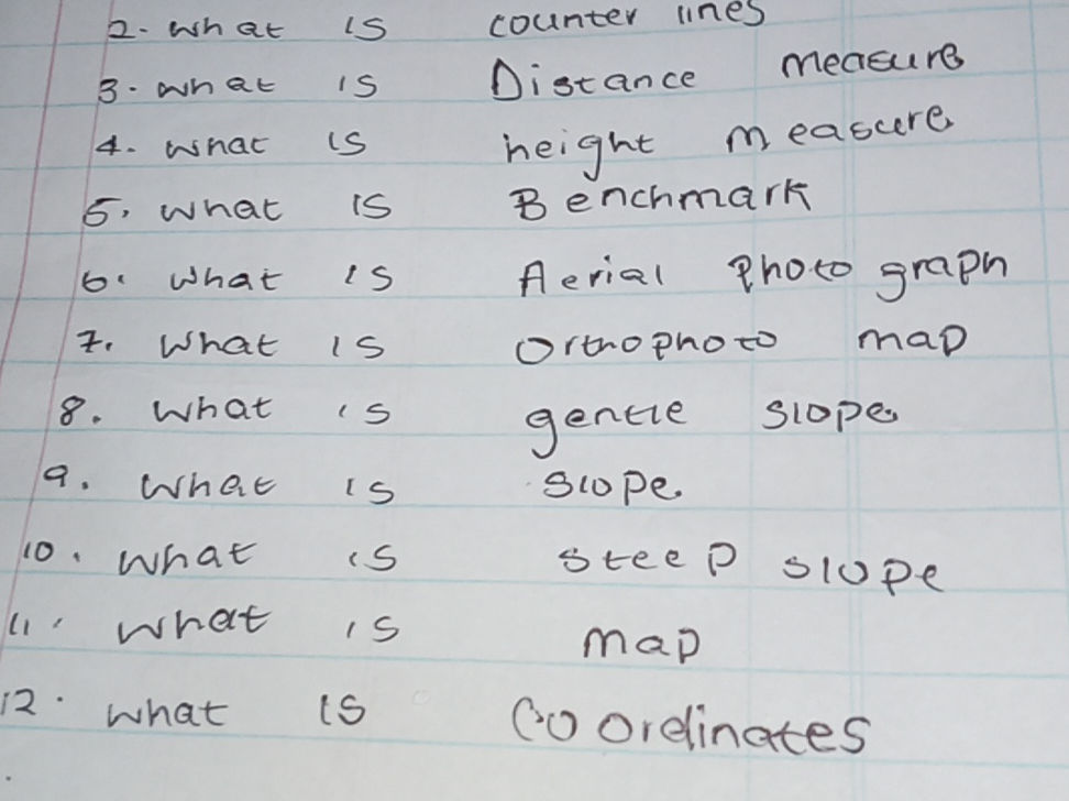 2. What is counter lines 3. what is Distance | StudyX