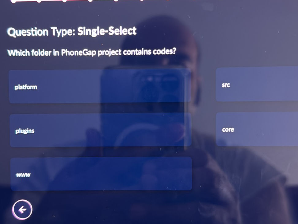 Question Type: Single-Select Which folder | StudyX