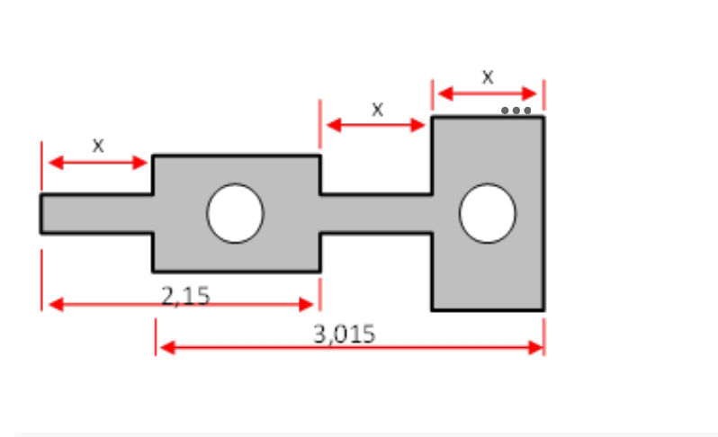 The image shows a 2D shape with dimensions | StudyX
