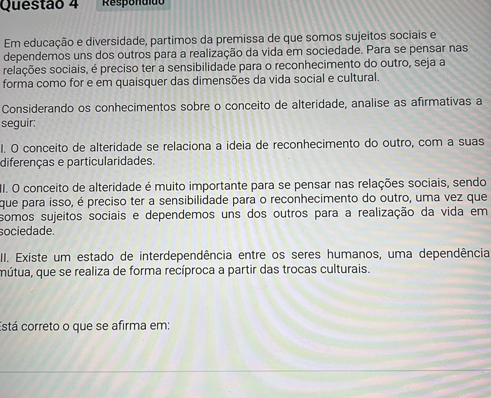 Em educação e diversidade, partimos da