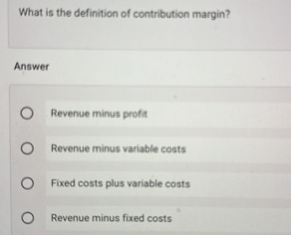 What is the definition of contribution | StudyX