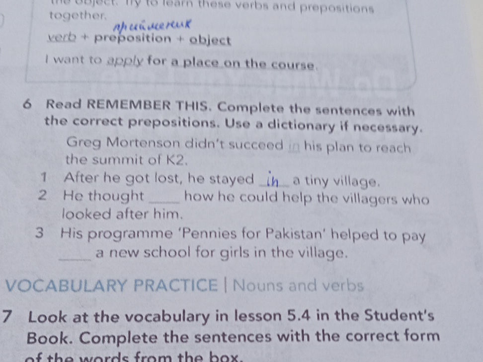 6 Read REMEMBER THIS. Complete the sentences | StudyX