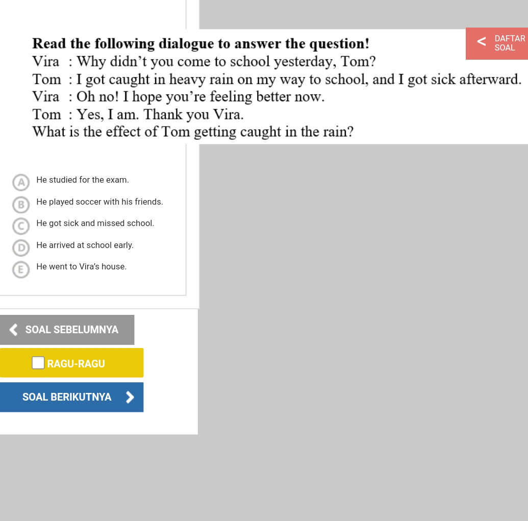 Question. Answer Dialogue Read the following dialogue to answer the | StudyX