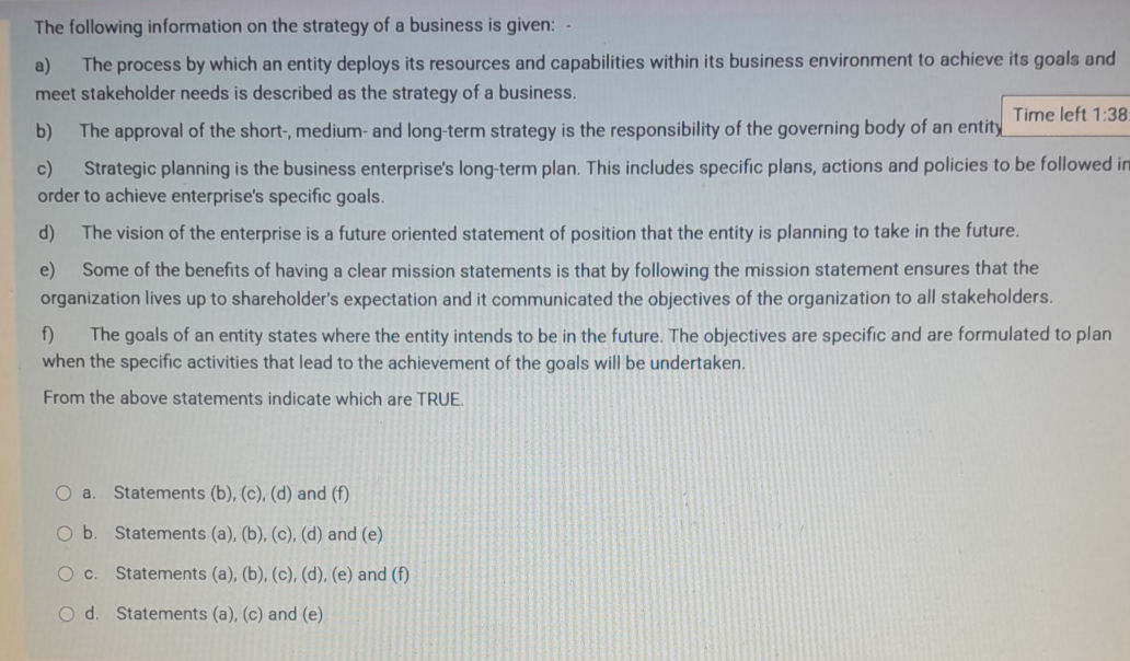 The following information on the strategy of | StudyX