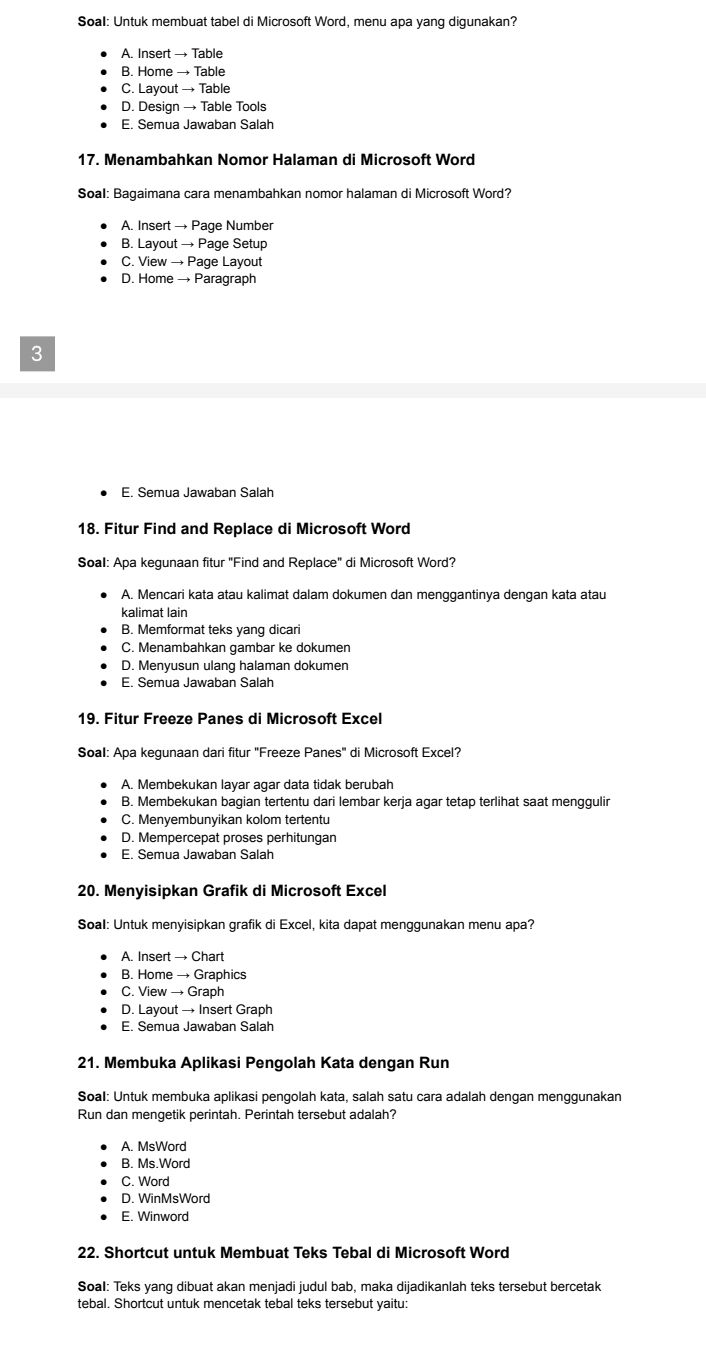tombol insert table di microsoft word digunakan untuk