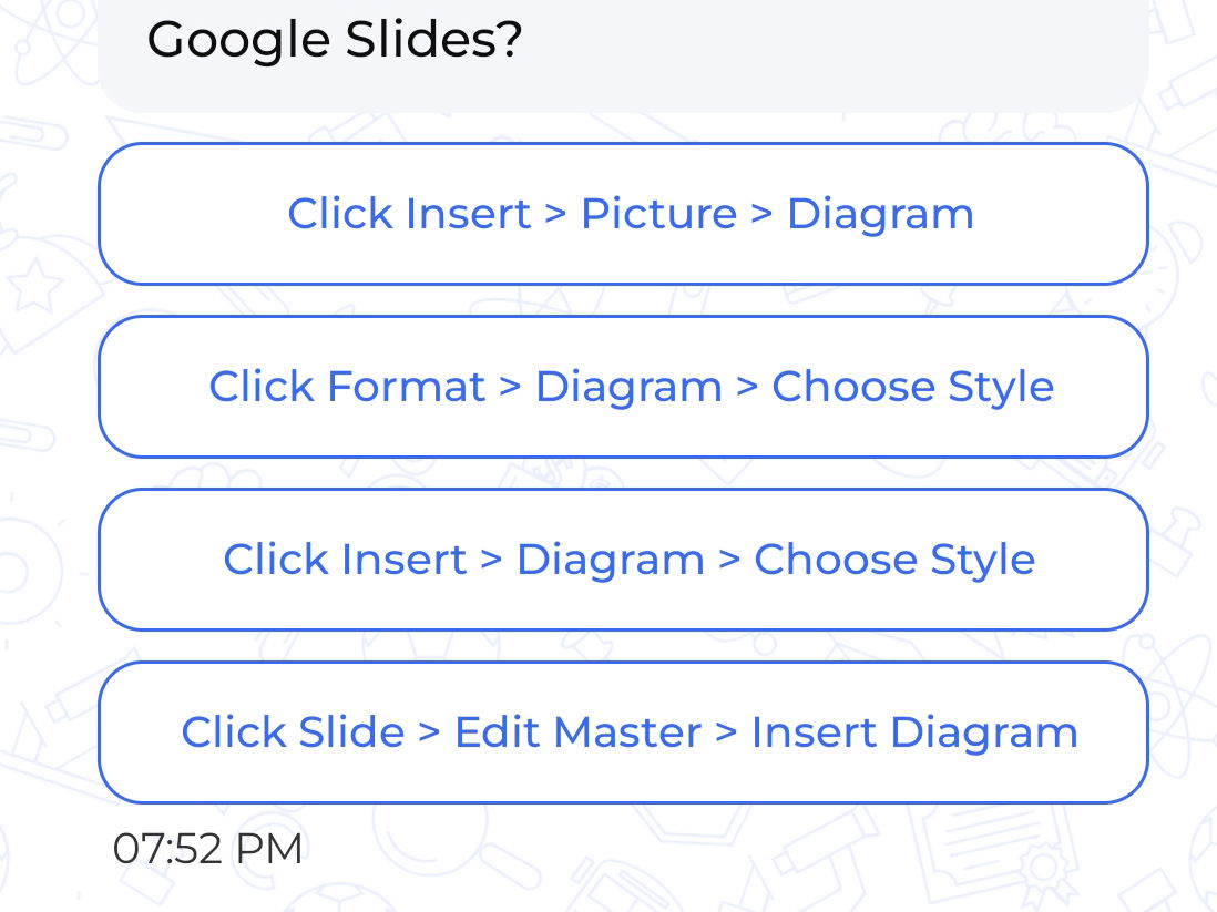 Google Slides? Click Insert > Picture > | StudyX