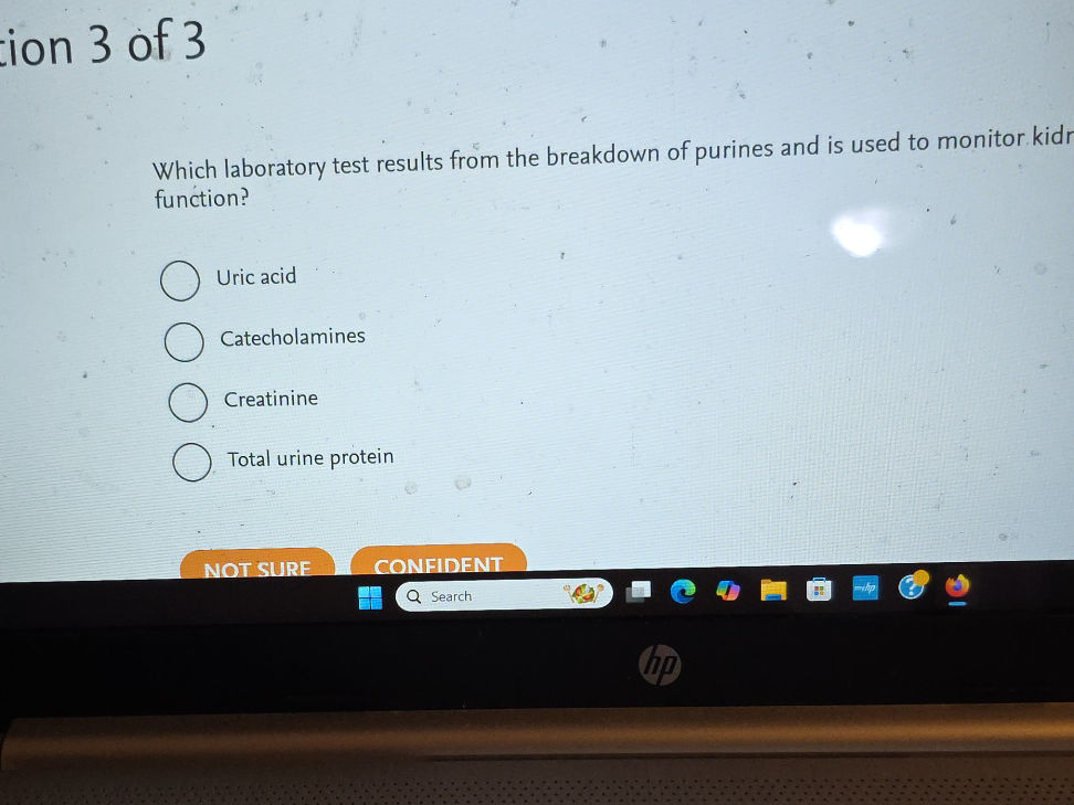 Which laboratory test results from the | StudyX