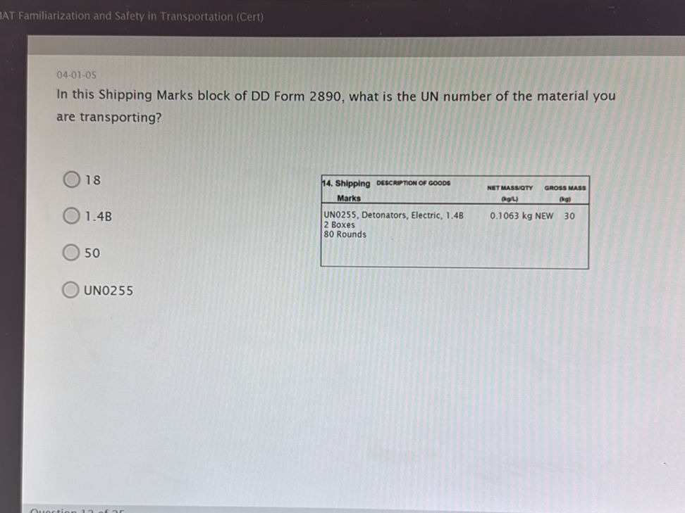 In this Shipping Marks block of DD Form | StudyX