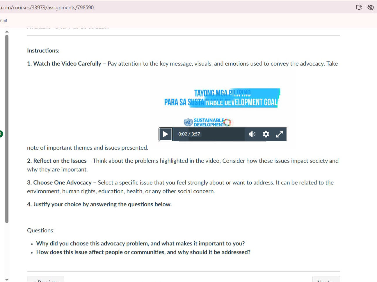 Click Carefully Instructions: 1. Watch the Video Carefully - | StudyX