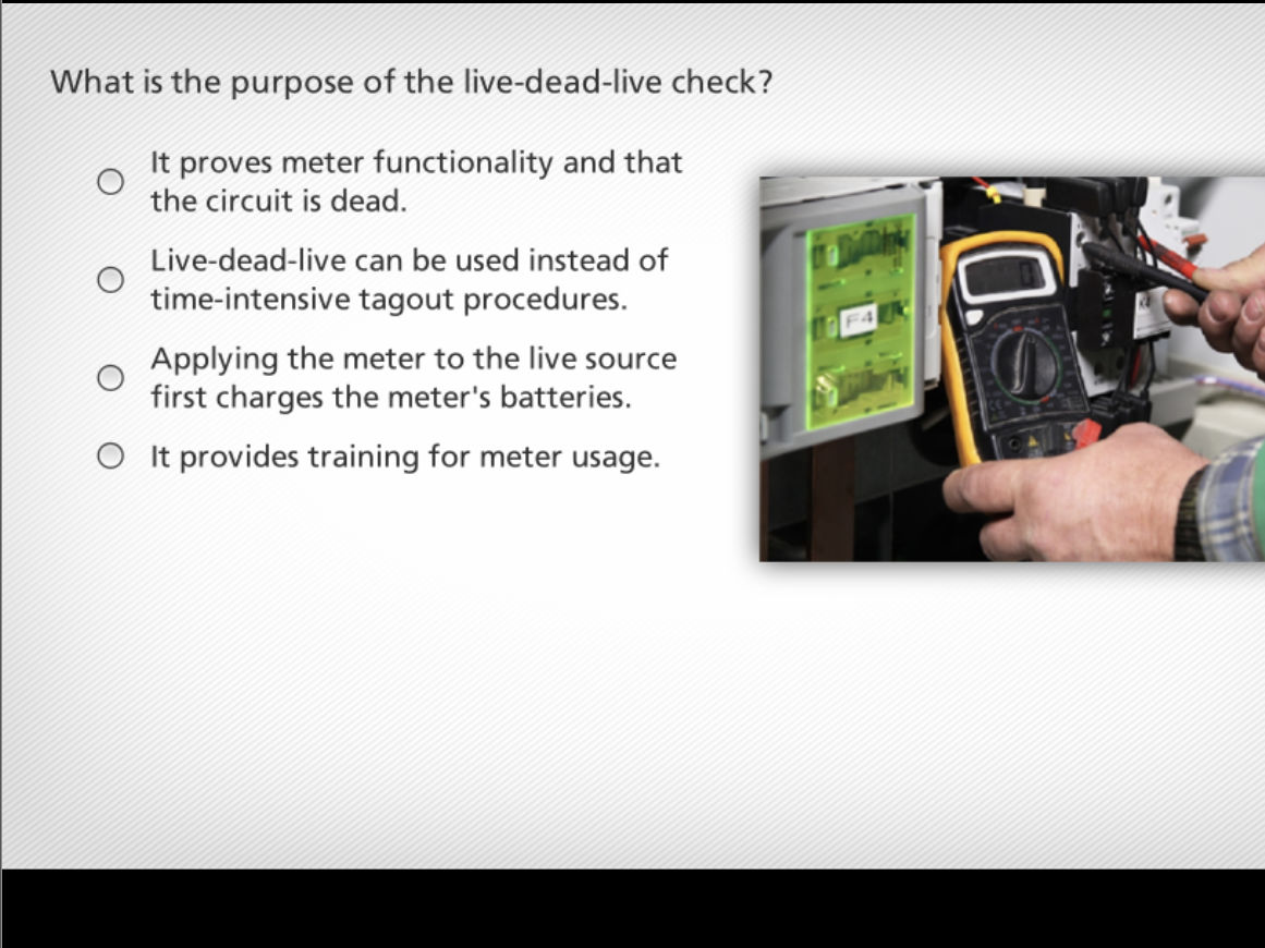 What is the purpose of the live-dead-live | StudyX