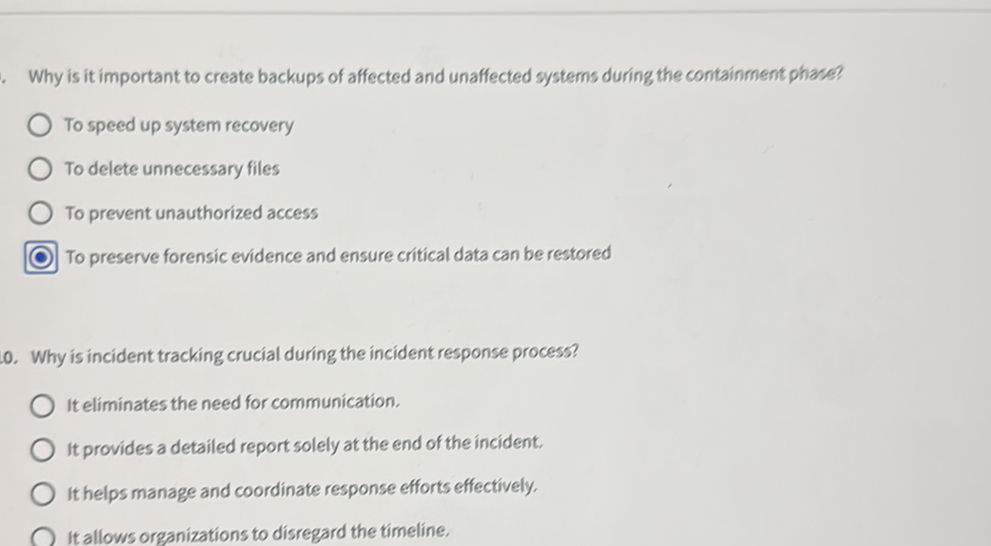 9. Why is it important to create backups of | StudyX