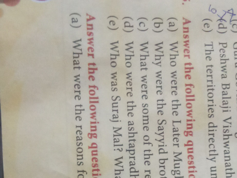 5. Answer the following questions: (a) Who | StudyX