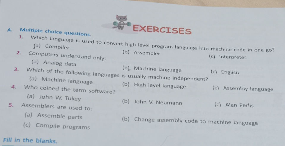 1. Which language is used to convert high | StudyX