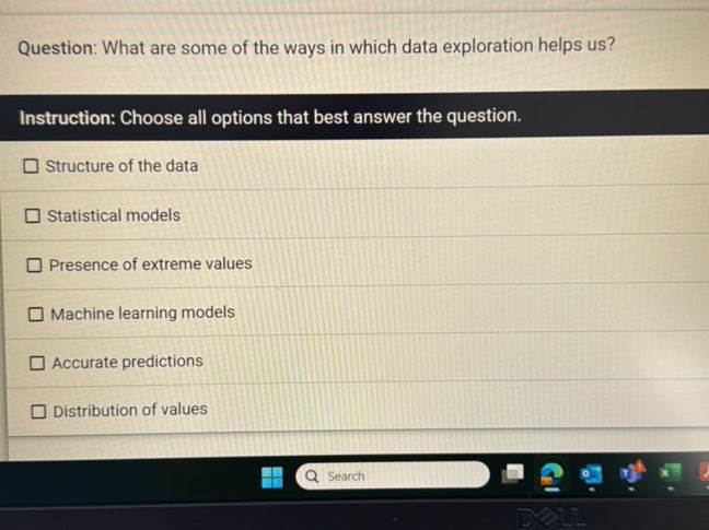 Questions Data Question: What are some of the ways in which
