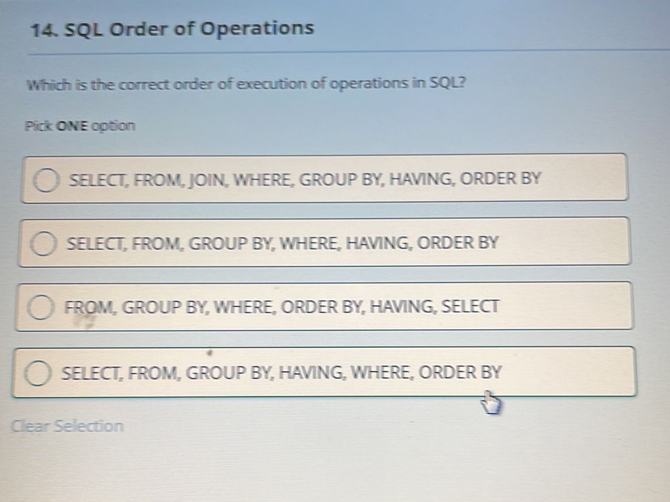 SQL Order of Operations Which is the correct
