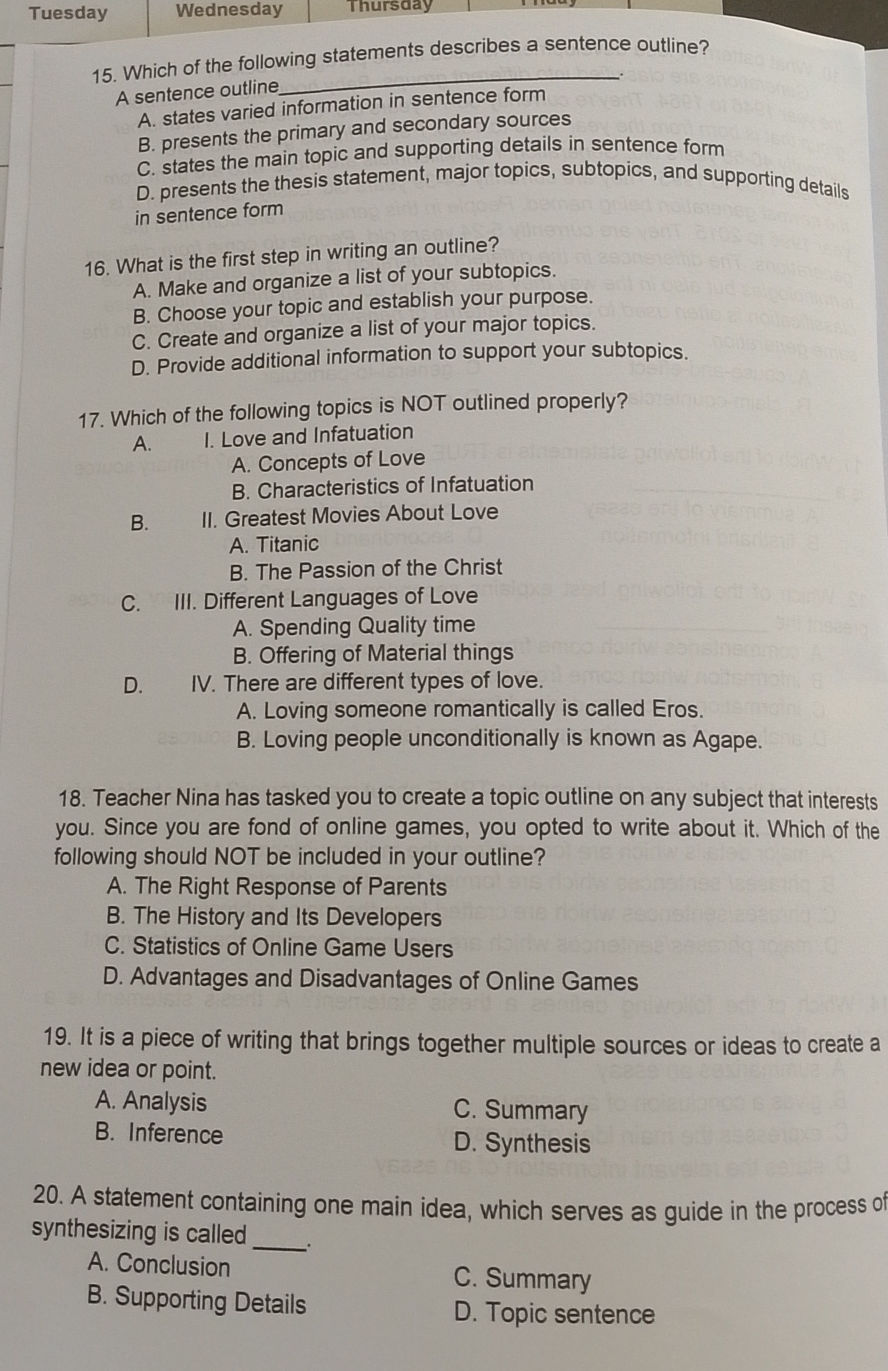 15. Which of the following statements | StudyX