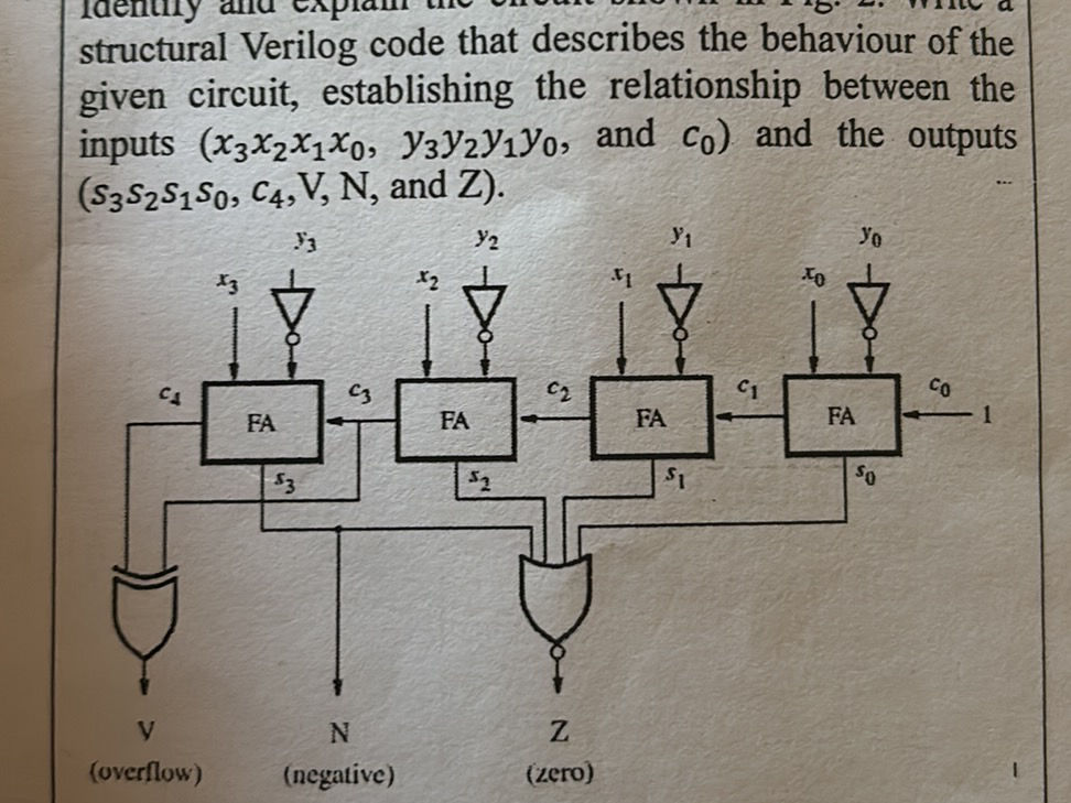 Identify and explain the circuit shown in | StudyX