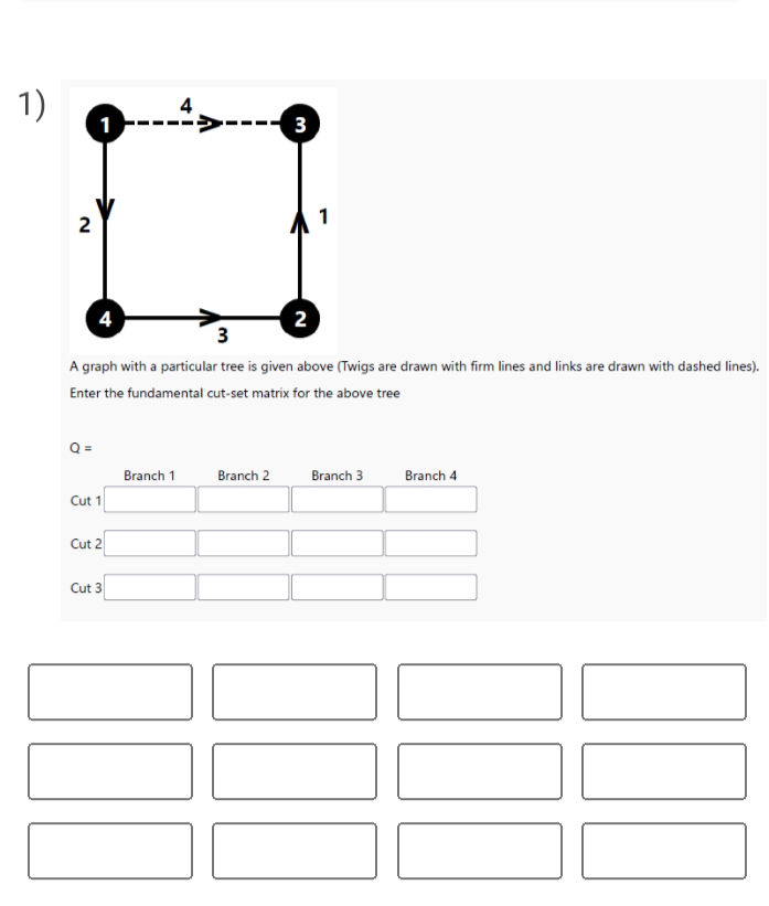 1) A graph with a particular tree is given | StudyX