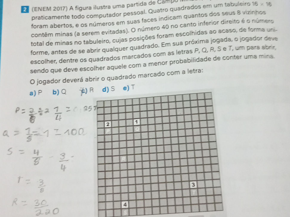 2 (ENEM 2017) A figura ilustra uma partida | StudyX