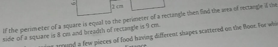 If the perimeter of a square is equal to the | StudyX