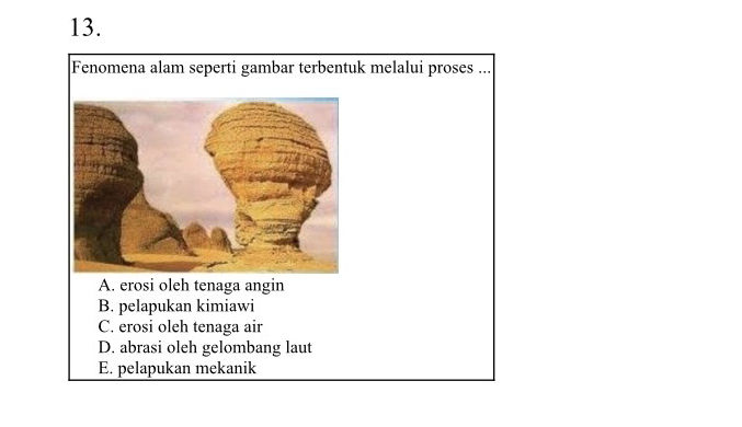 13. Fenomena alam seperti gambar terbentuk | StudyX