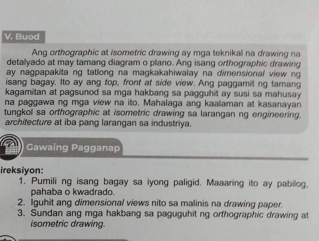 ireksiyon: 1. Pumili ng isang bagay sa | StudyX