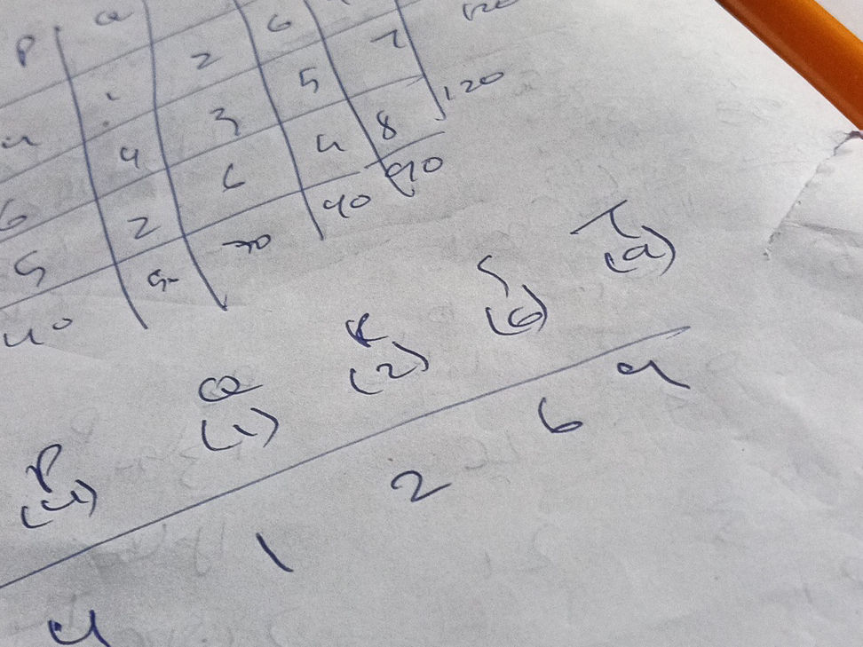The image contains a table with numbers and