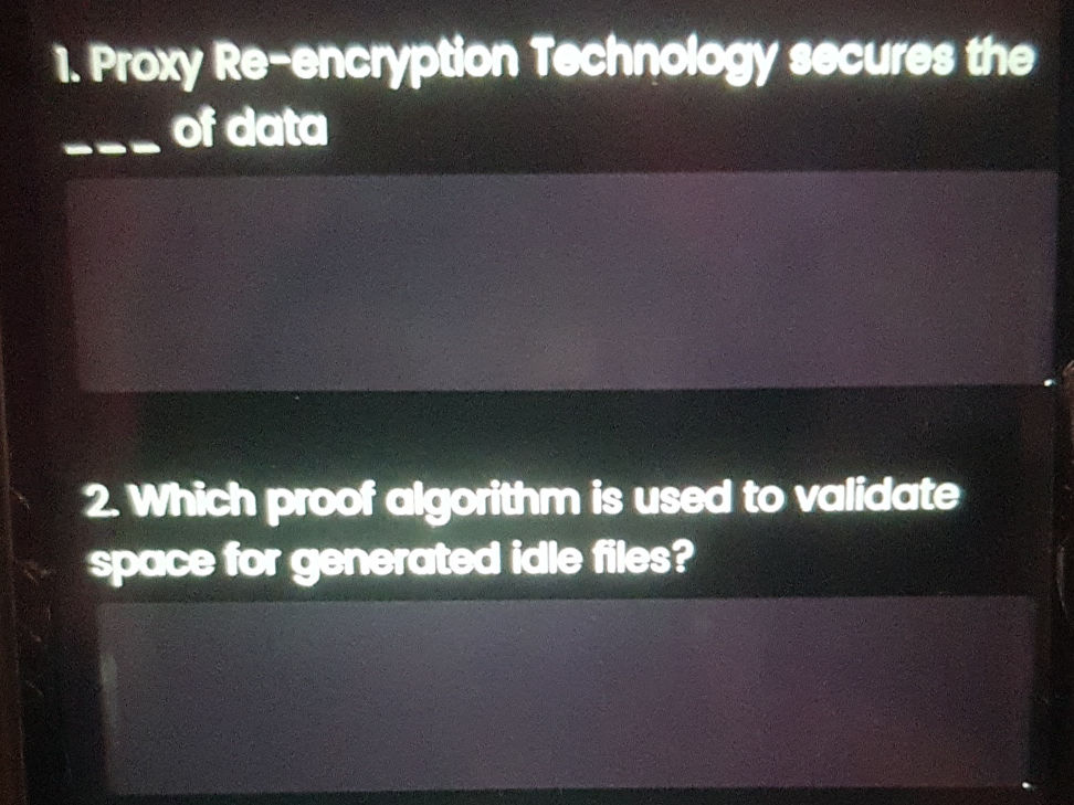1. Proxy Re-encryption Technology secures | StudyX