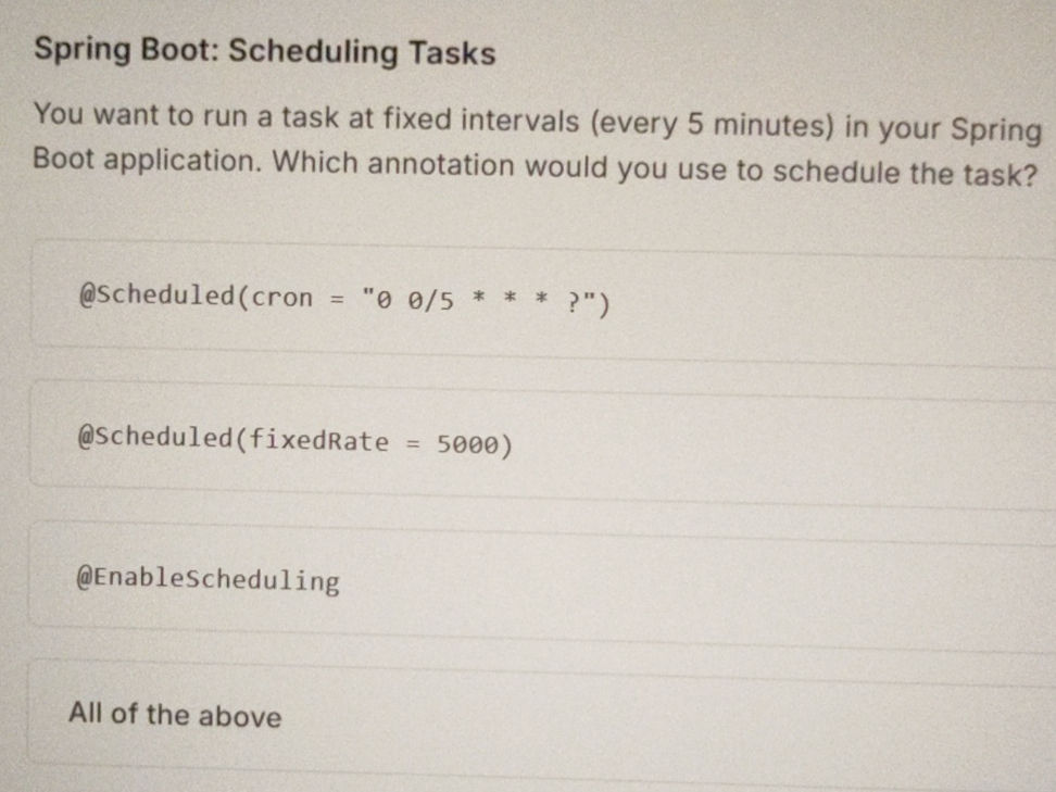 You want to run a task at fixed intervals | StudyX