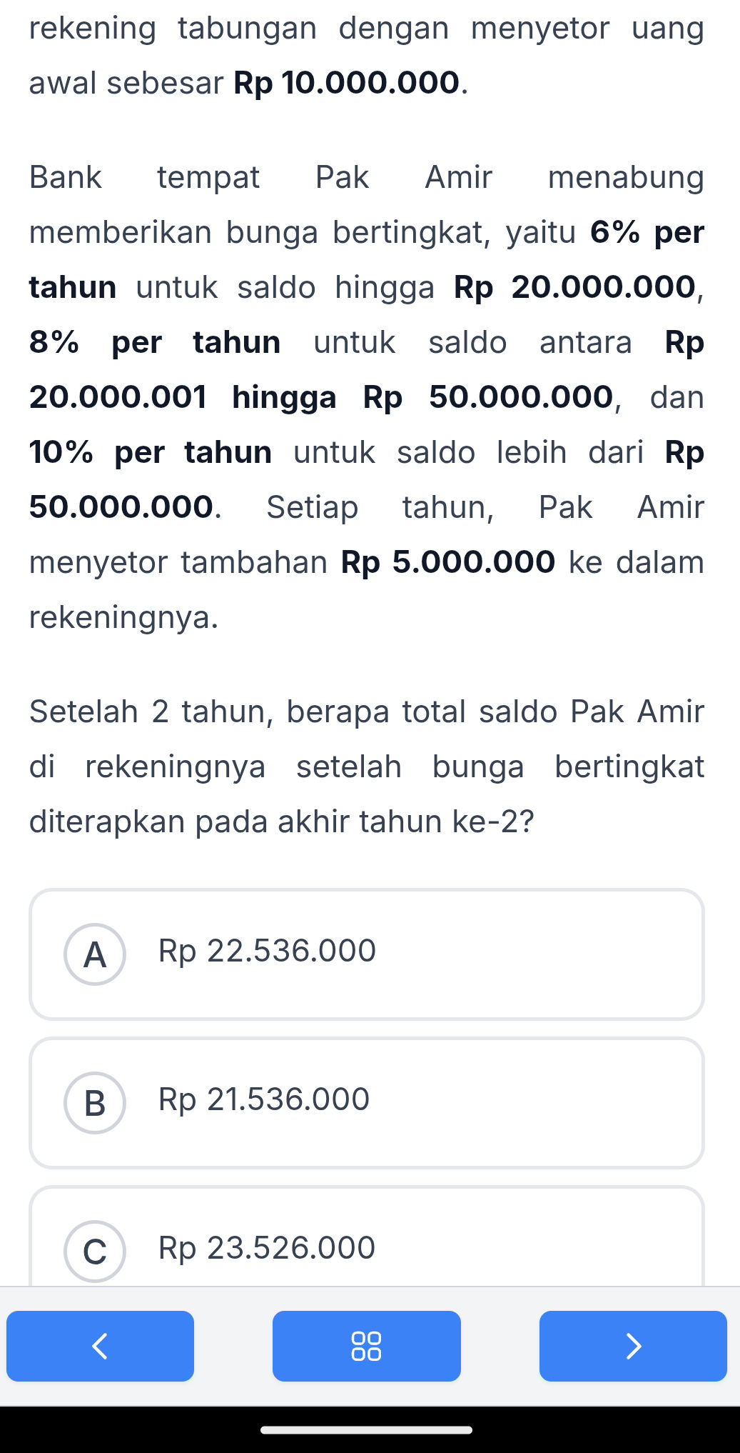 rekening tabungan dengan menyetor uang awal | StudyX