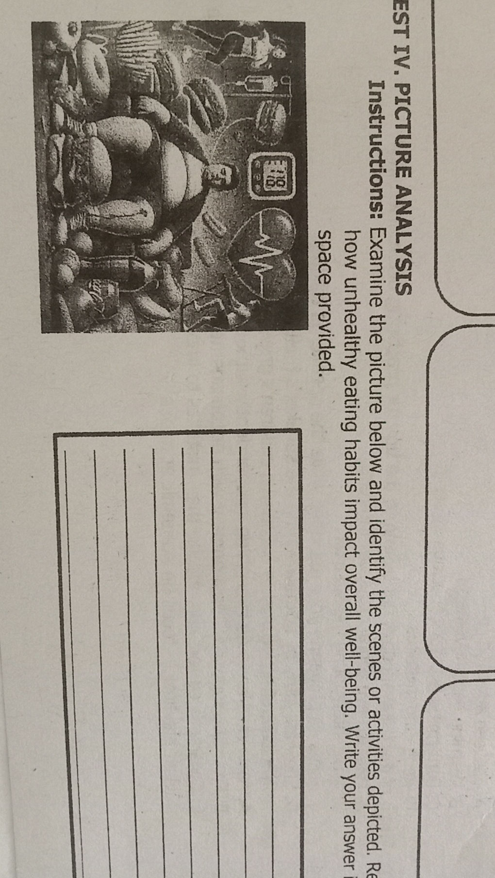 EST IV. PICTURE ANALYSIS Instructions: | StudyX