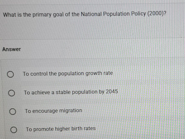 What is the primary goal of the National | StudyX