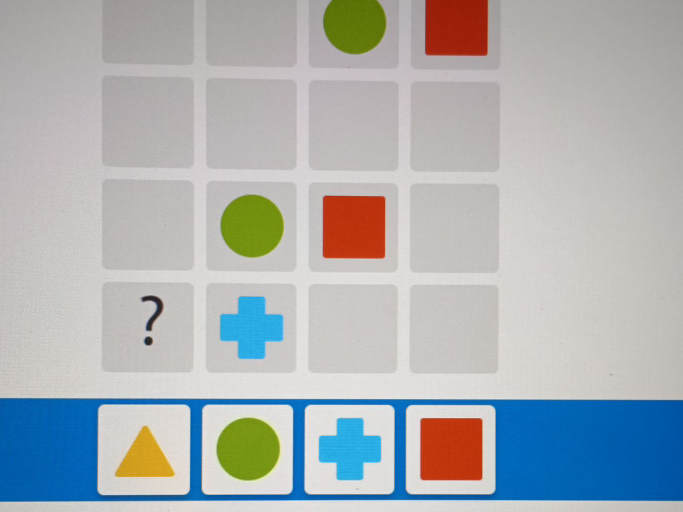 Shape Goes In What shape should go in the box with the | StudyX