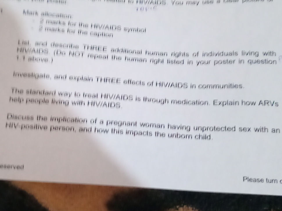 List, and describe THREE additional human | StudyX