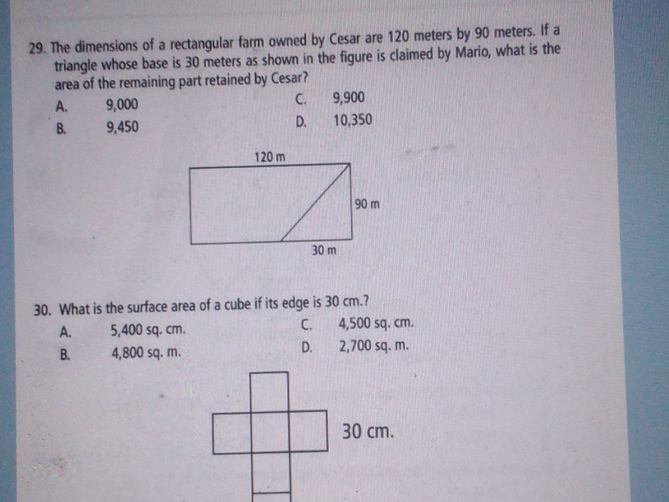 Regular Rectangle Farm 29. The dimensions of a rectangular farm | StudyX